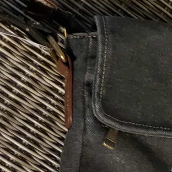 Cargotit Canvas Cargo Messenger Crossbody Bag in Dark Gray - Picture 7 of 11